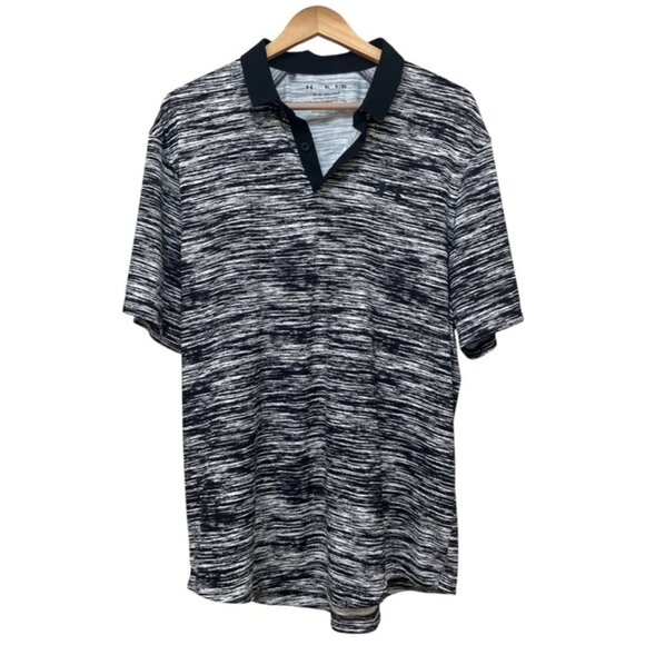 Under Armour Black and white IsoChill Polo loose fit size XL - Picture 1 of 10